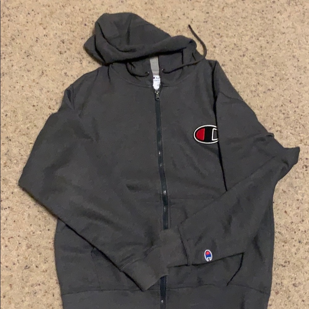 Deal Gray Champion Zip Hoodie